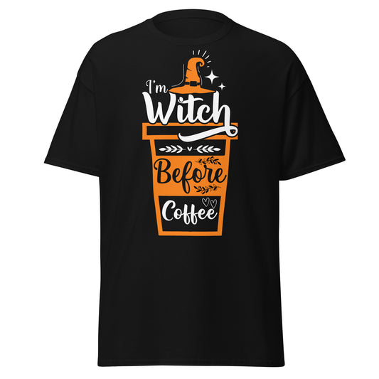 I'm a Witch Before Caffee , Halloween Soft Style T-Shirt