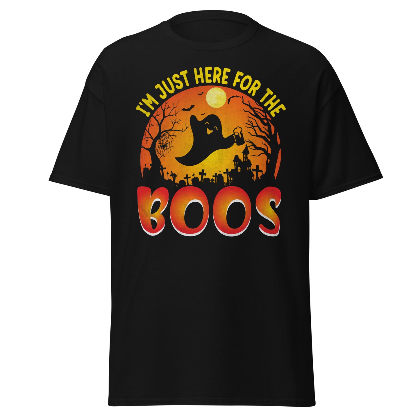 I'm Just Here For The Boo's, camiseta de estilo suave de Halloween