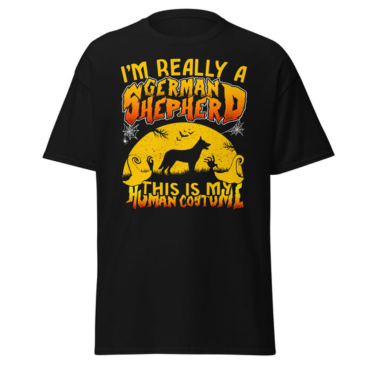 I'm Really a GERMAN SHEPHERD , Halloween Soft Style T-Shirt