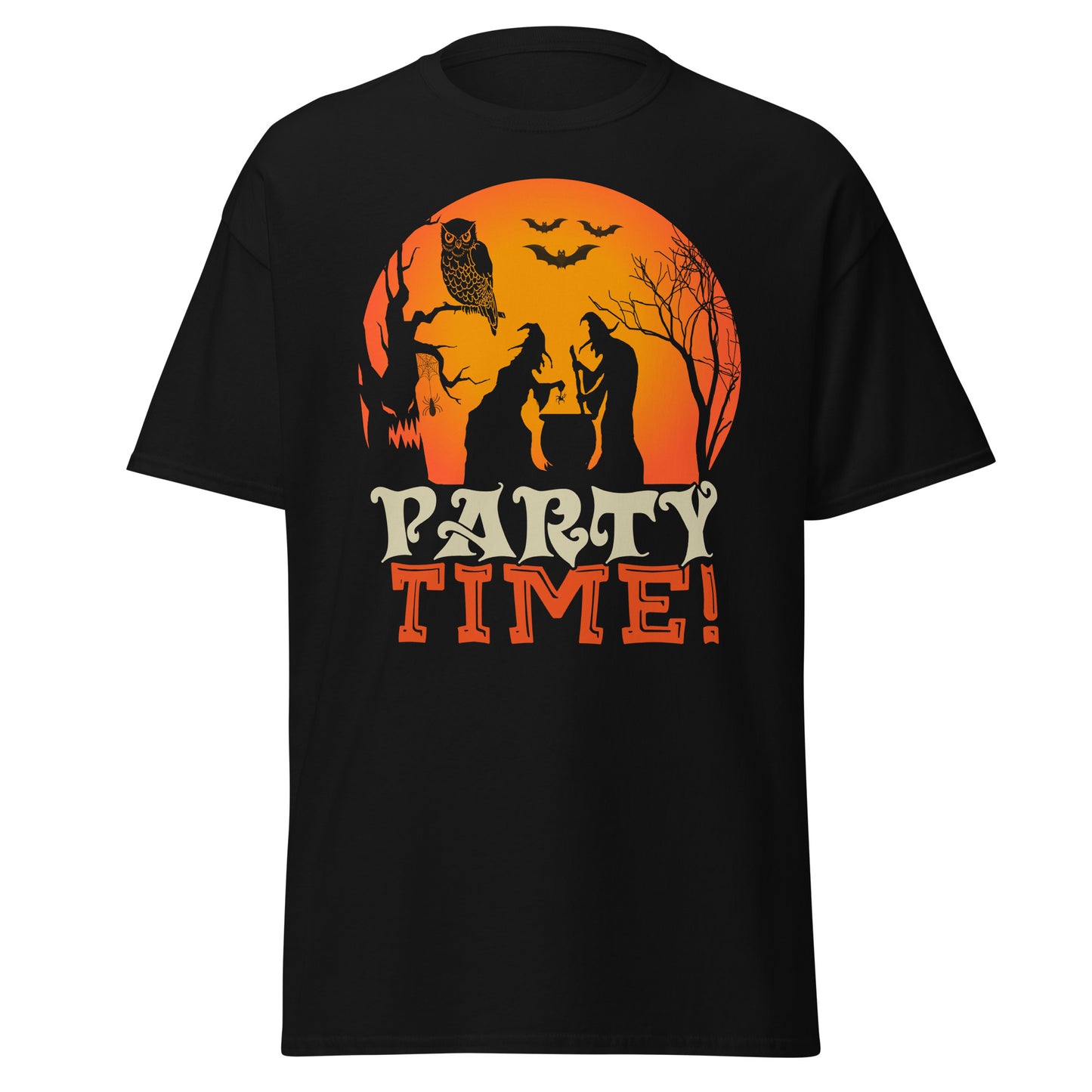 PARTY TIME! , Halloween Design Soft Style Heavy Cotton T-Shirt