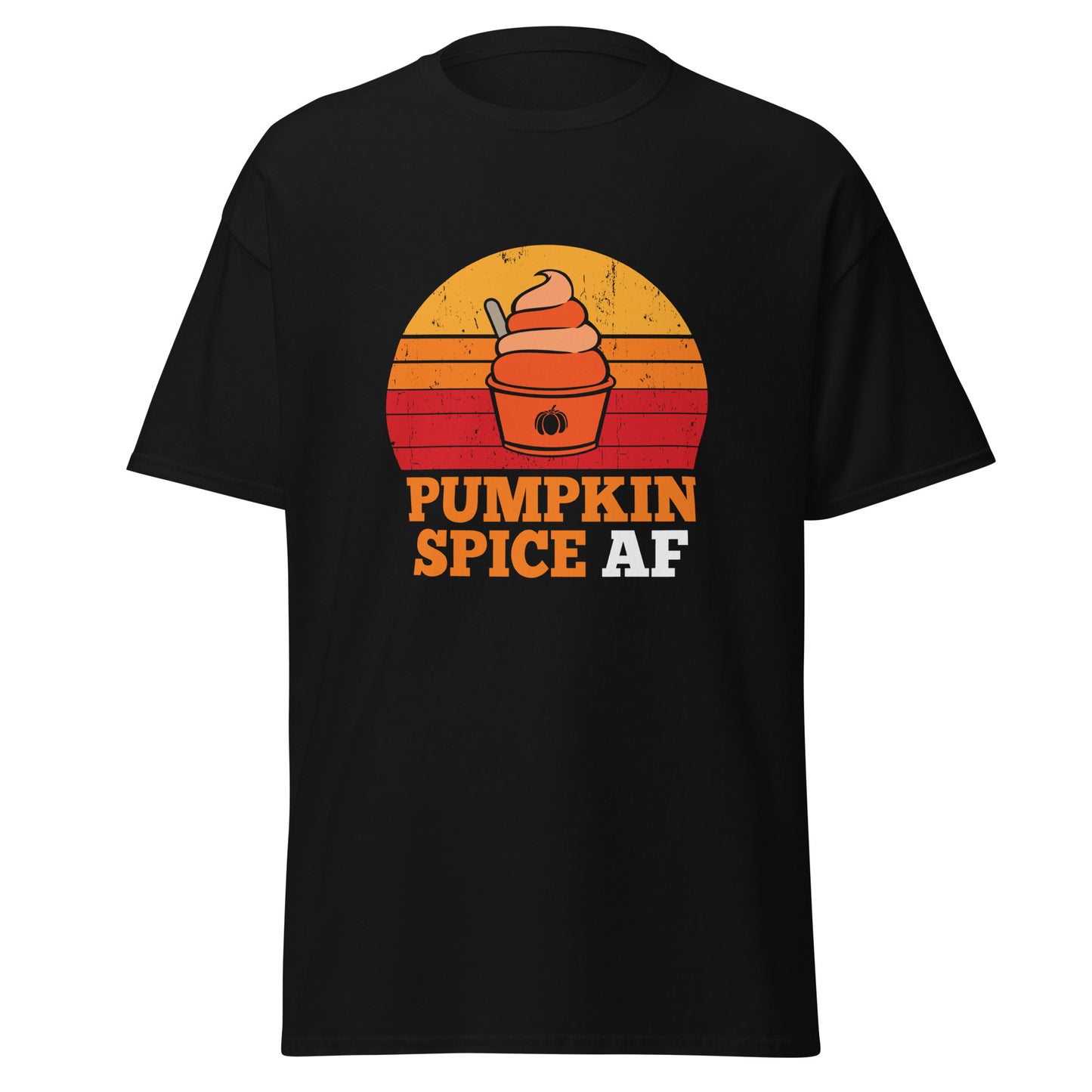 Pumpkin Spice Af, camiseta de algodón pesado de estilo suave con diseño de Halloween