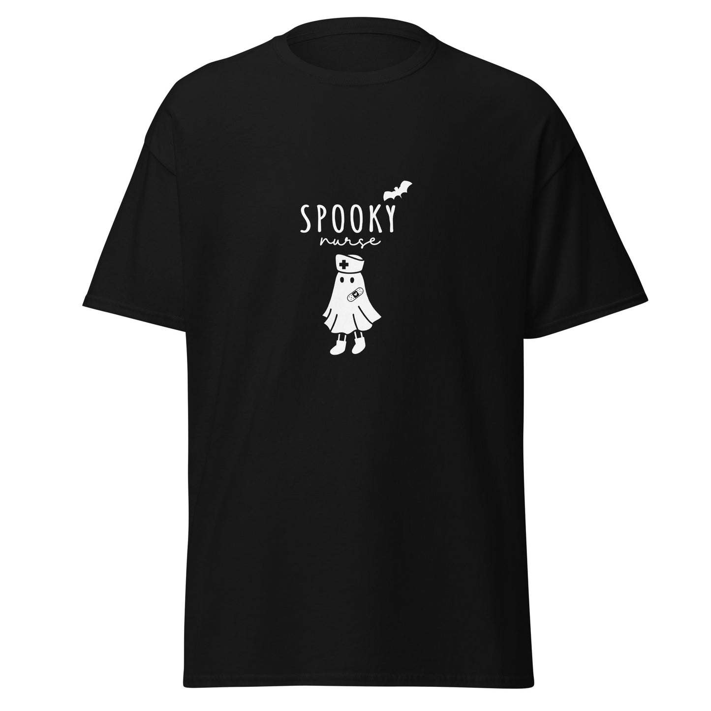 Enfermera SPOOKY, camiseta de algodón pesado de estilo suave con diseño de Halloween