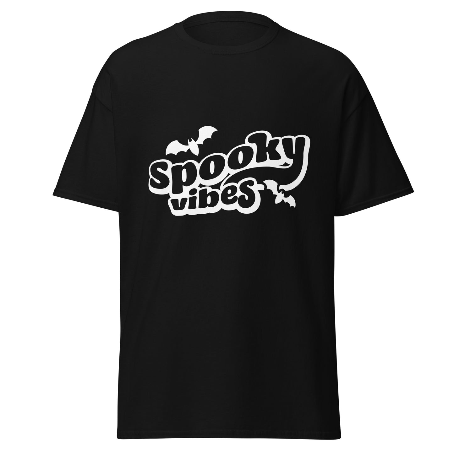 Spooky Vibes, camiseta de algodón pesado de estilo suave con diseño de Halloween