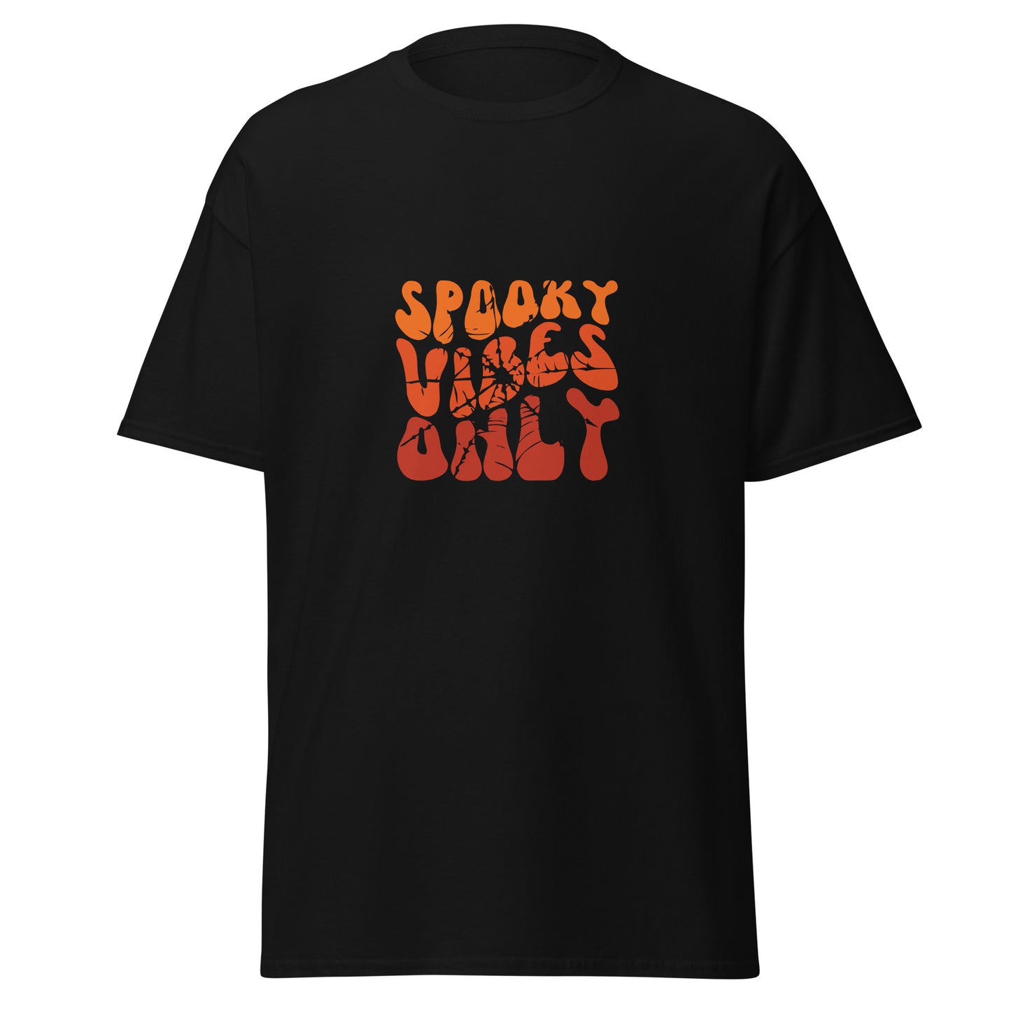 Spooky Vibes Only, camiseta de algodón pesado de estilo suave con diseño de Halloween