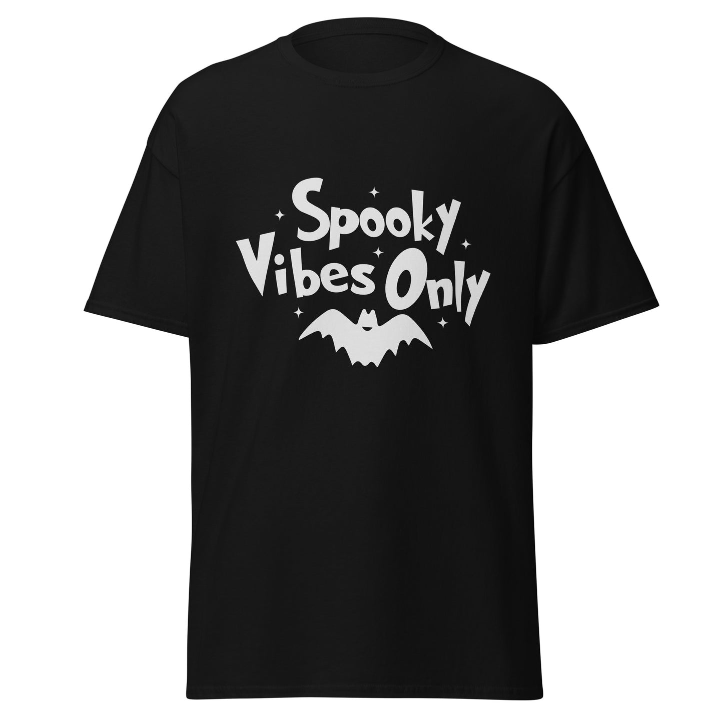 Spooky Vibes Only , Halloween Design Soft Style Heavy Cotton T-Shirt