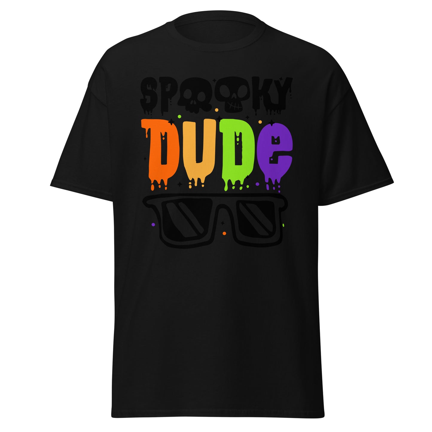 Spooky Dude , Halloween Design Soft Style Heavy Cotton T-Shirt