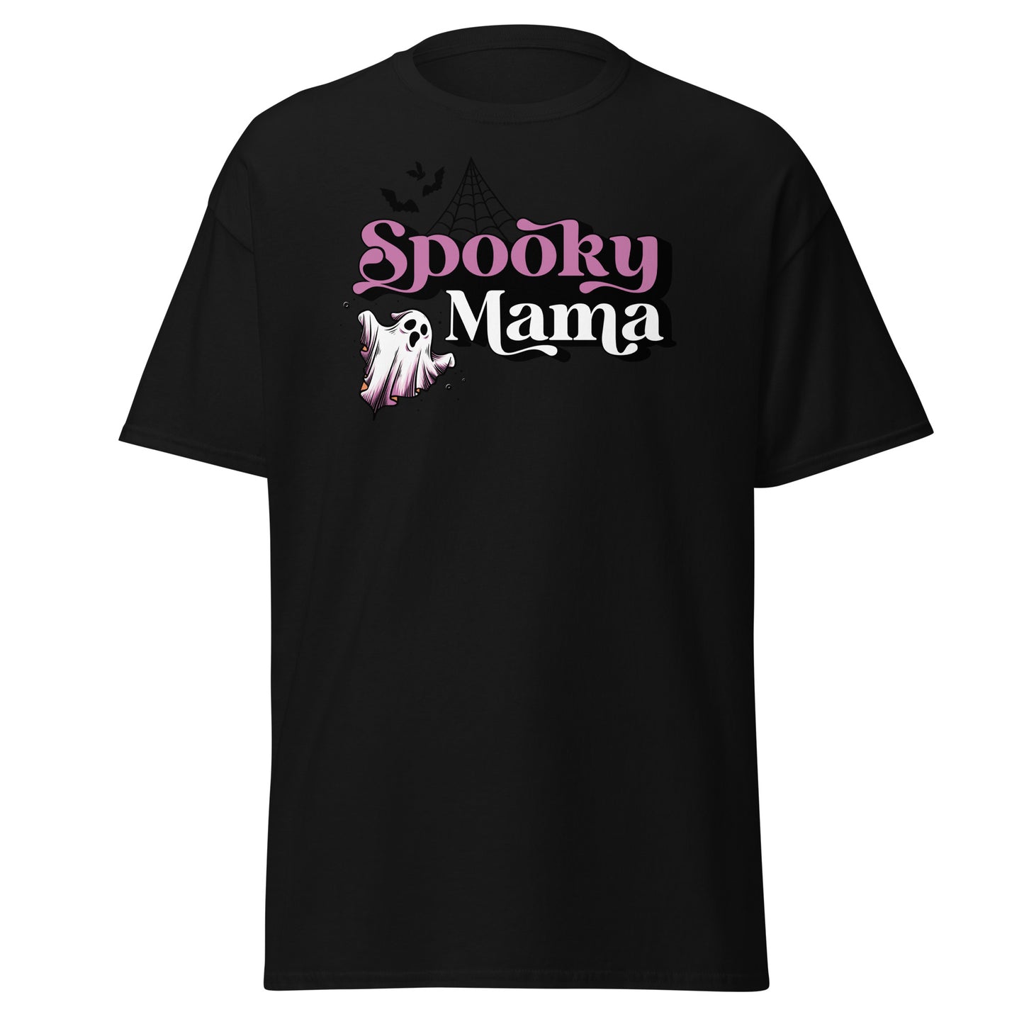 SPOOKY Mama, camiseta de algodón pesado de estilo suave con diseño de Halloween