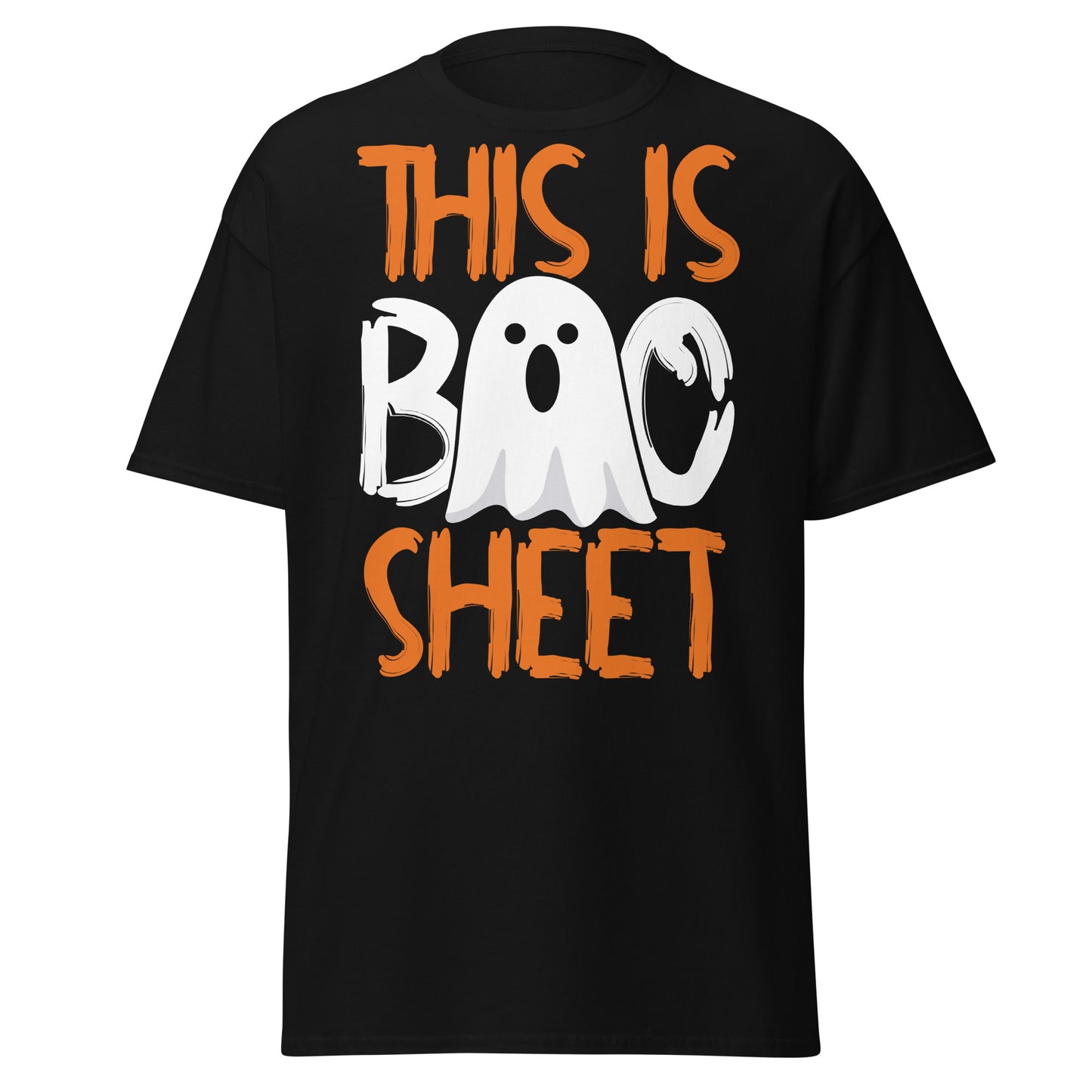 This Is Boo Sheet , Halloween Design Soft Style Heavy Cotton T-Shirt