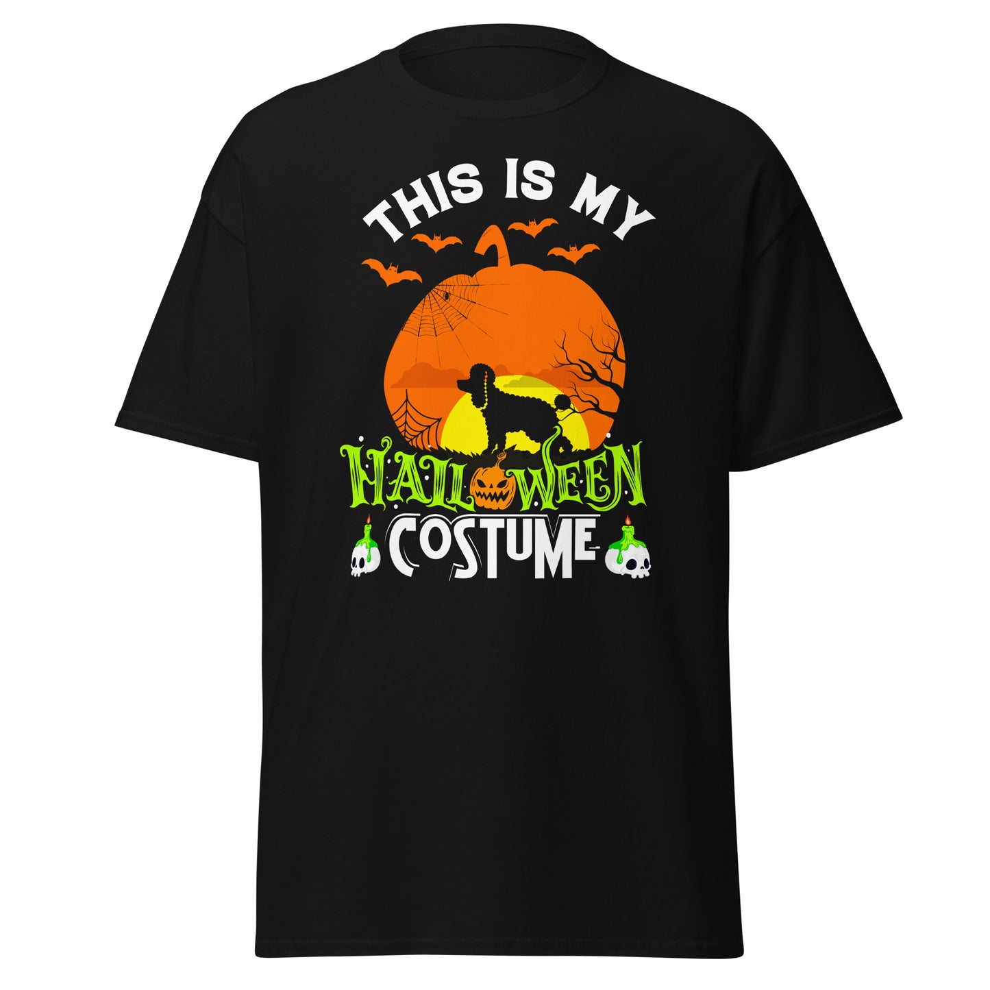 ESTE ES MI DISFRAZ DE HALLOWEEN, camiseta de algodón pesado de estilo suave con diseño de Halloween