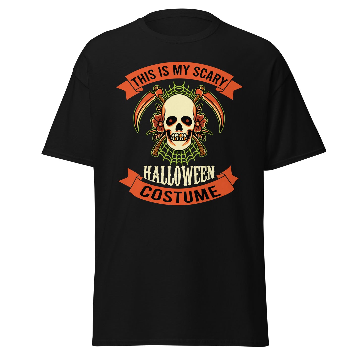 Este es mi disfraz aterrador de Halloween, camiseta de algodón pesado de estilo suave con diseño de Halloween