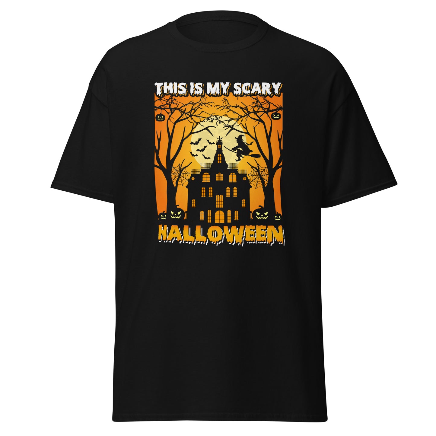 This is My Scary , Halloween Design Soft Style Heavy Cotton T-Shirt