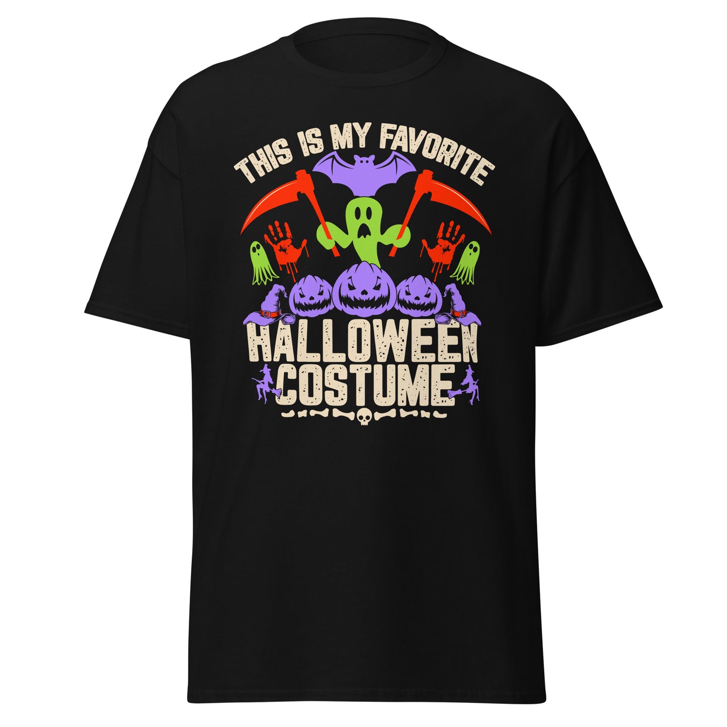 THIS IS MY FAVORITE HALLOWEEN COSTUME , Halloween Design Soft Style Heavy Cotton T-Shirt