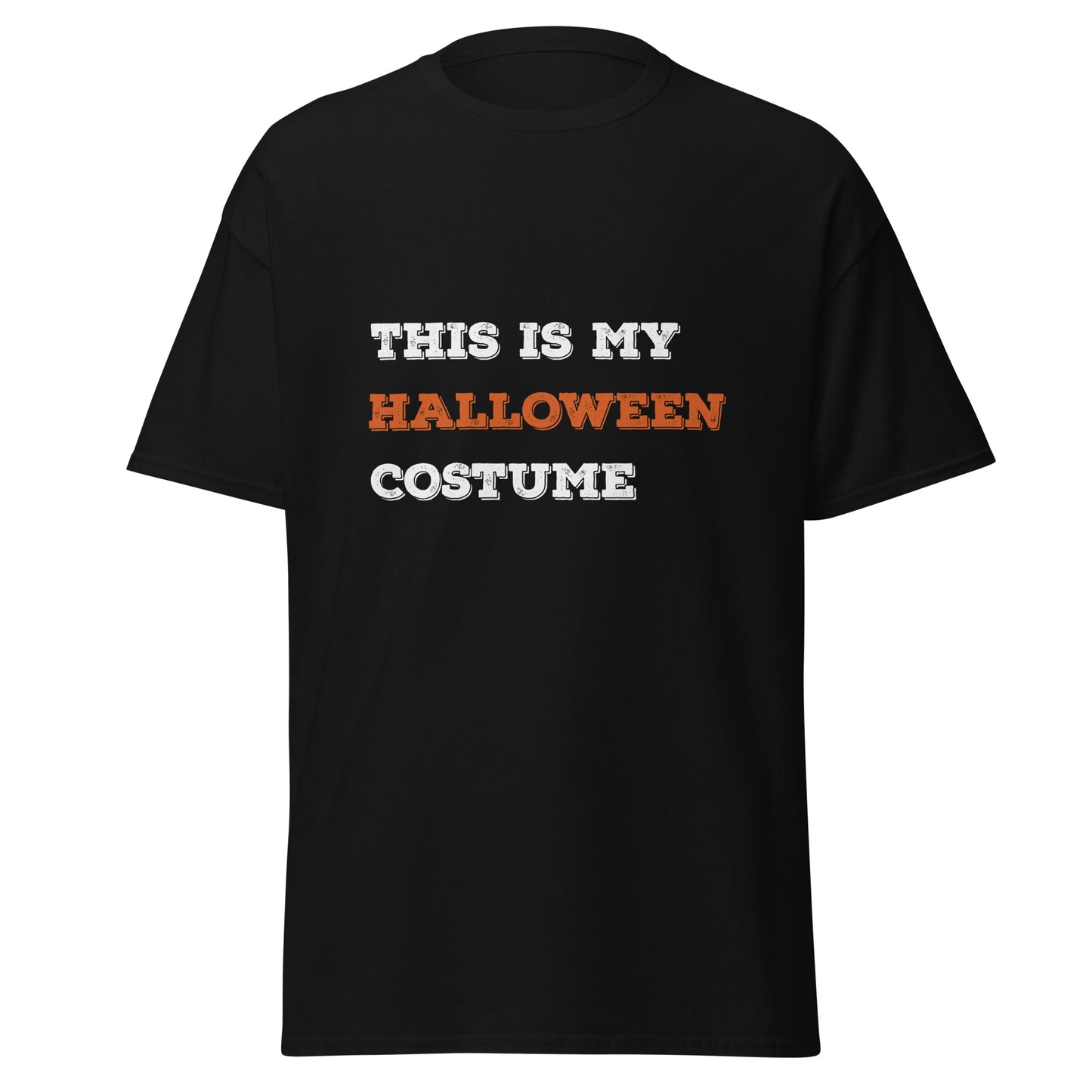 Este es mi disfraz de Halloween, camiseta de algodón pesado de estilo suave con diseño de Halloween