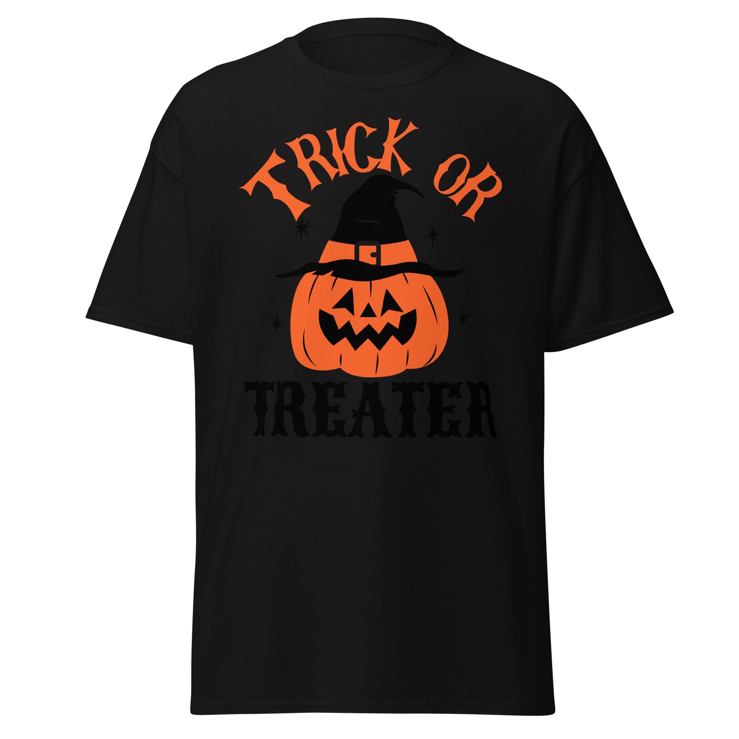 Treat Or Treater , Halloween Design Soft Style Heavy Cotton T-Shirt