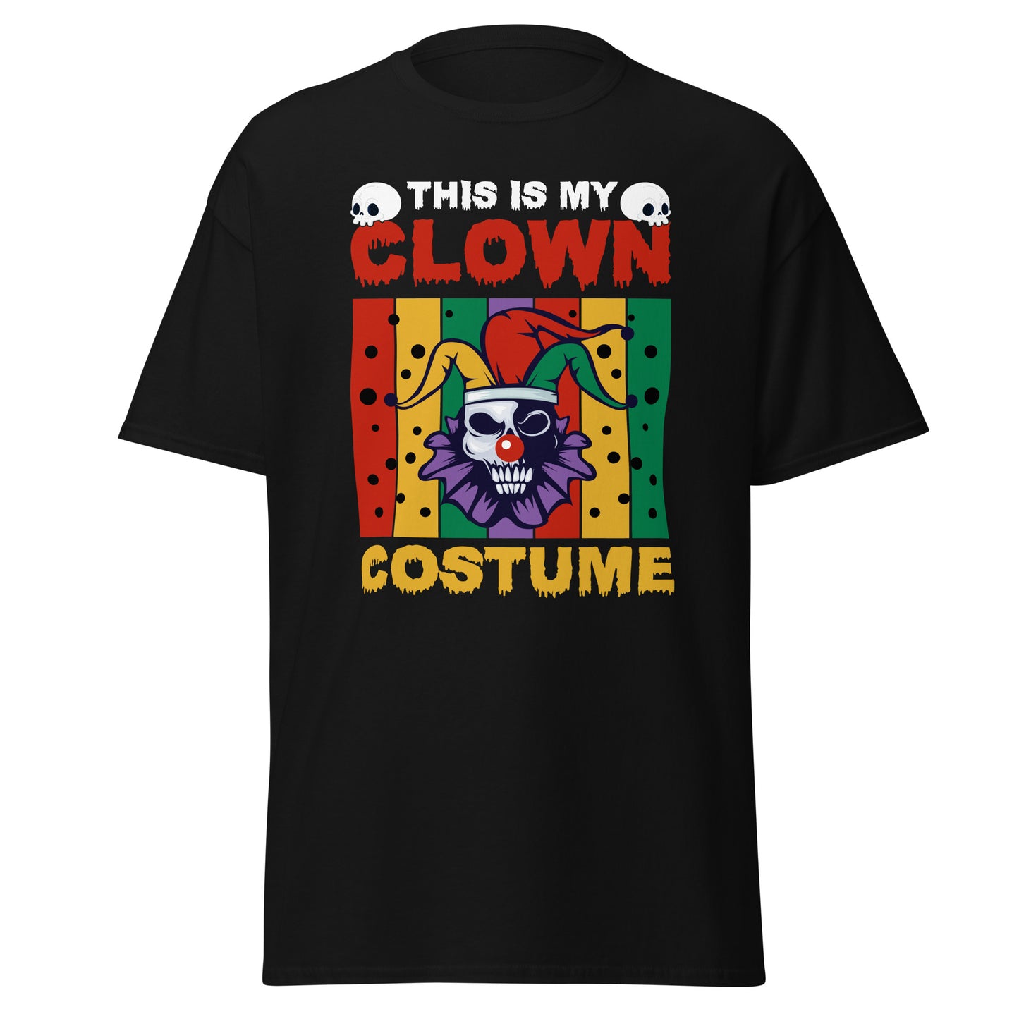 Yhis is My Clown Costume , Halloween Design Soft Style Heavy Cotton T-Shirt