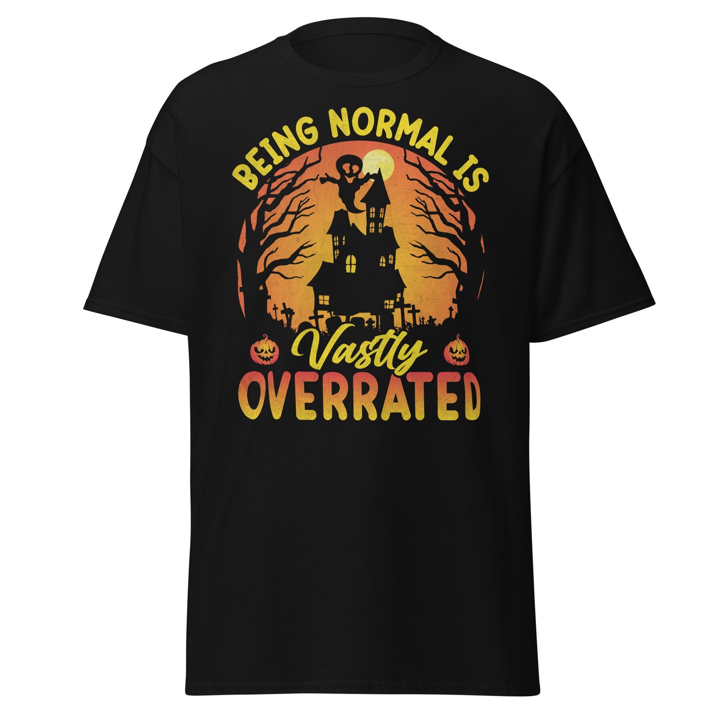 Being Normal Is Vastly Overrated , Halloween Soft Style T-Shirt