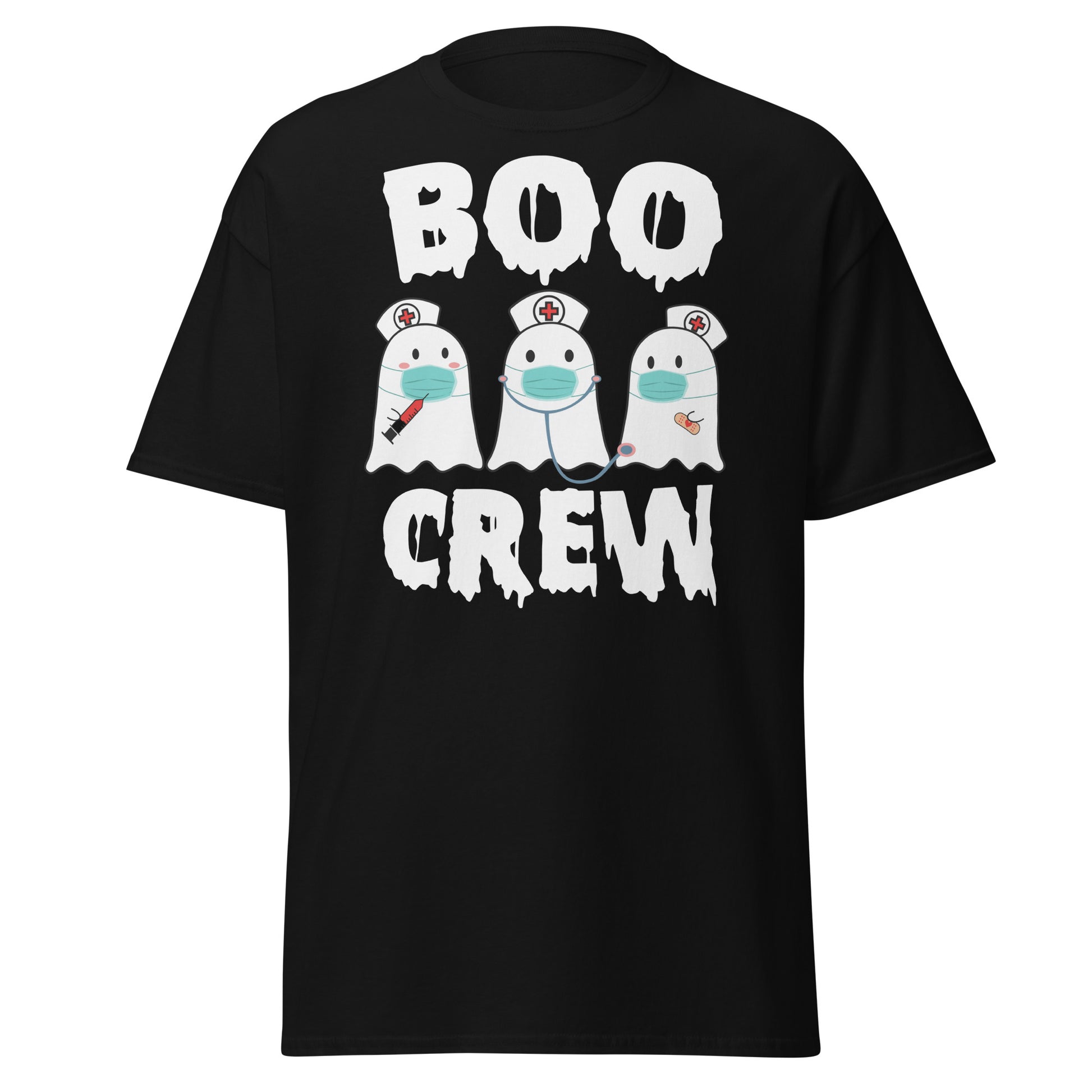 Ghostly Medical Charm: 'Boo Crew Nurse' Soft Tee