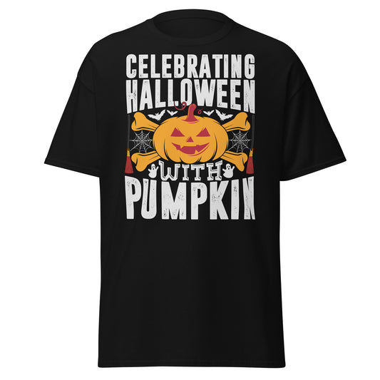 Celebrating Halloween with Pumpkin: Soft Tee Fun