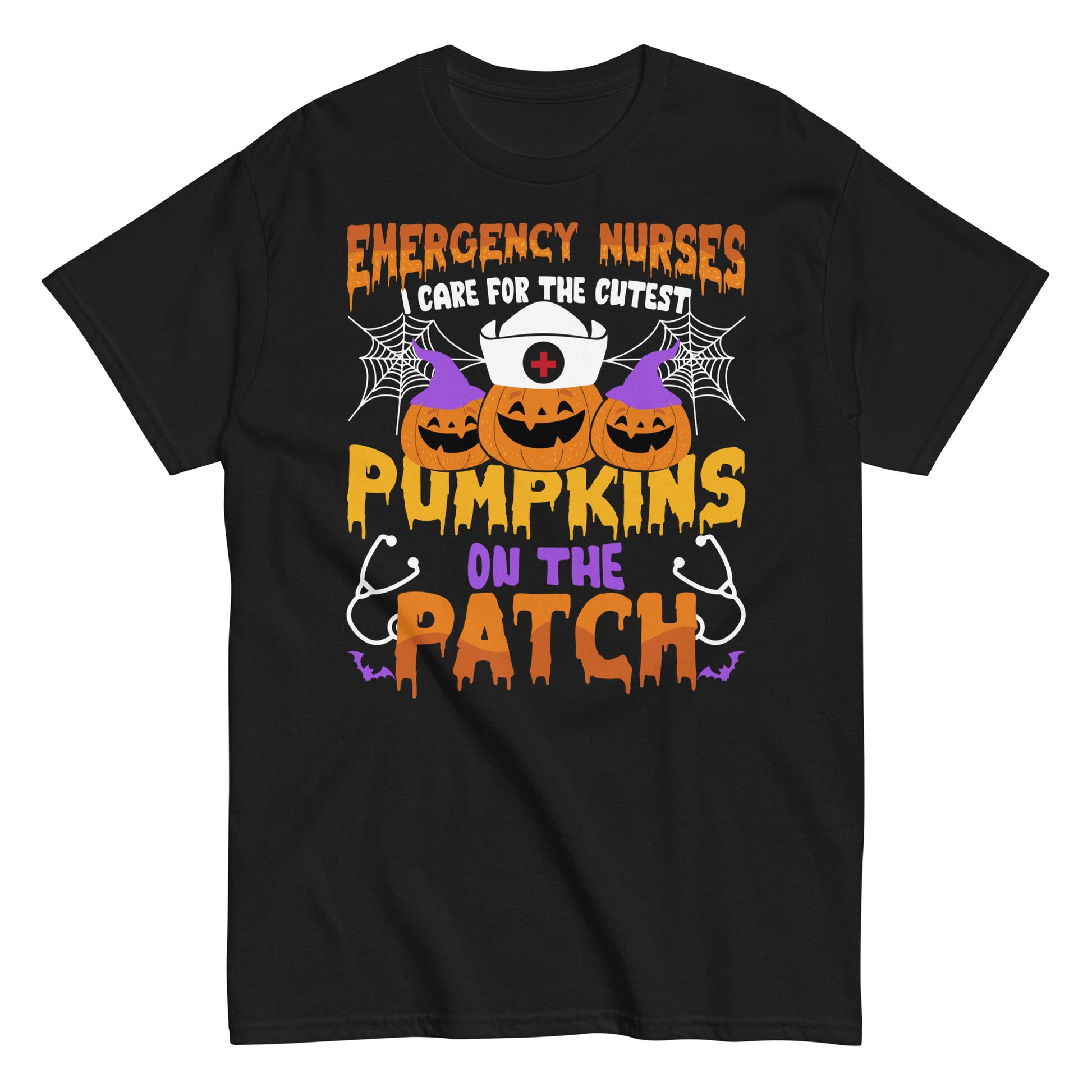 Nursing Spirits: Halloween Soft Tee - Caring for Cutest Pumpkins In The Patch