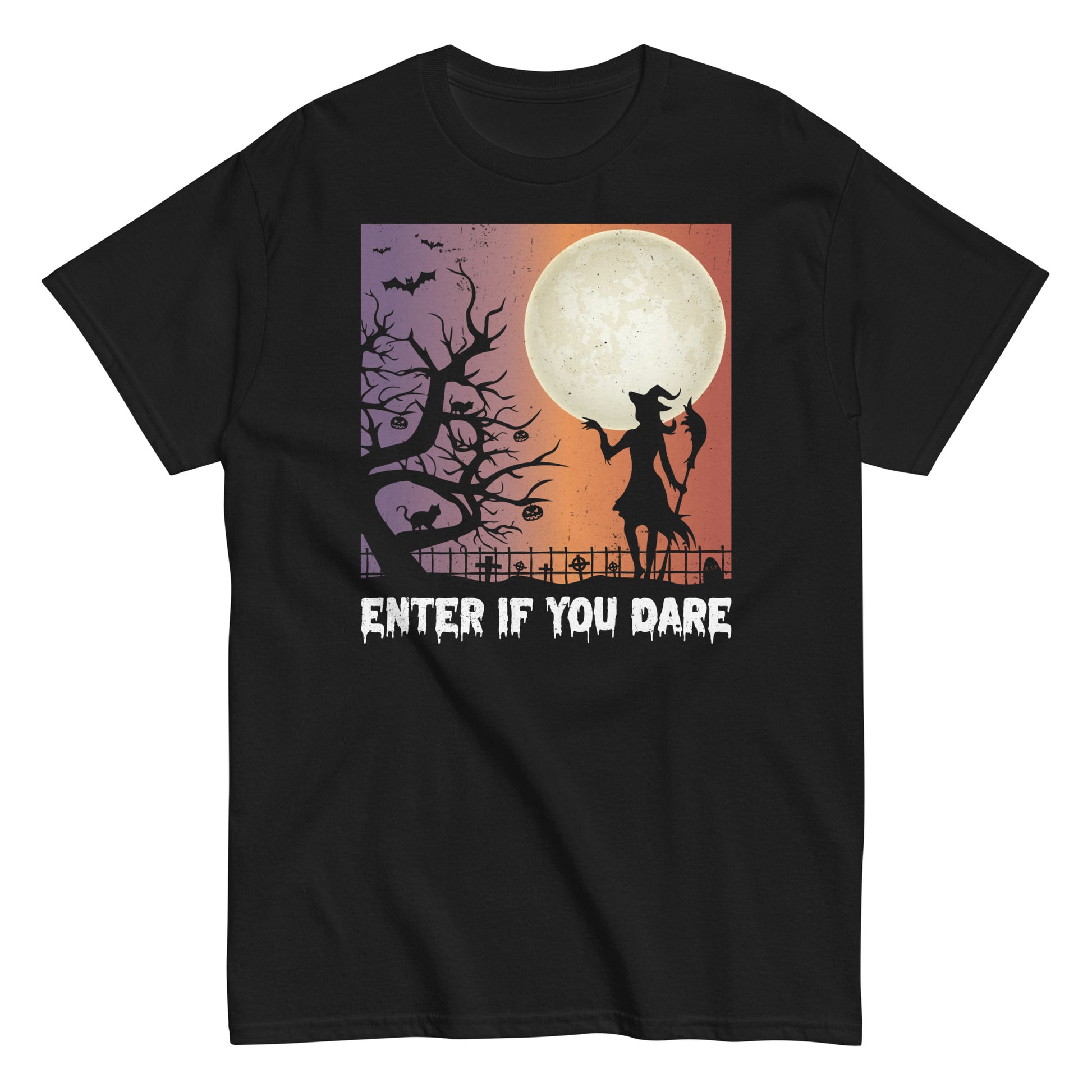 Enter If You Are Dare ,Halloween T-Shirt