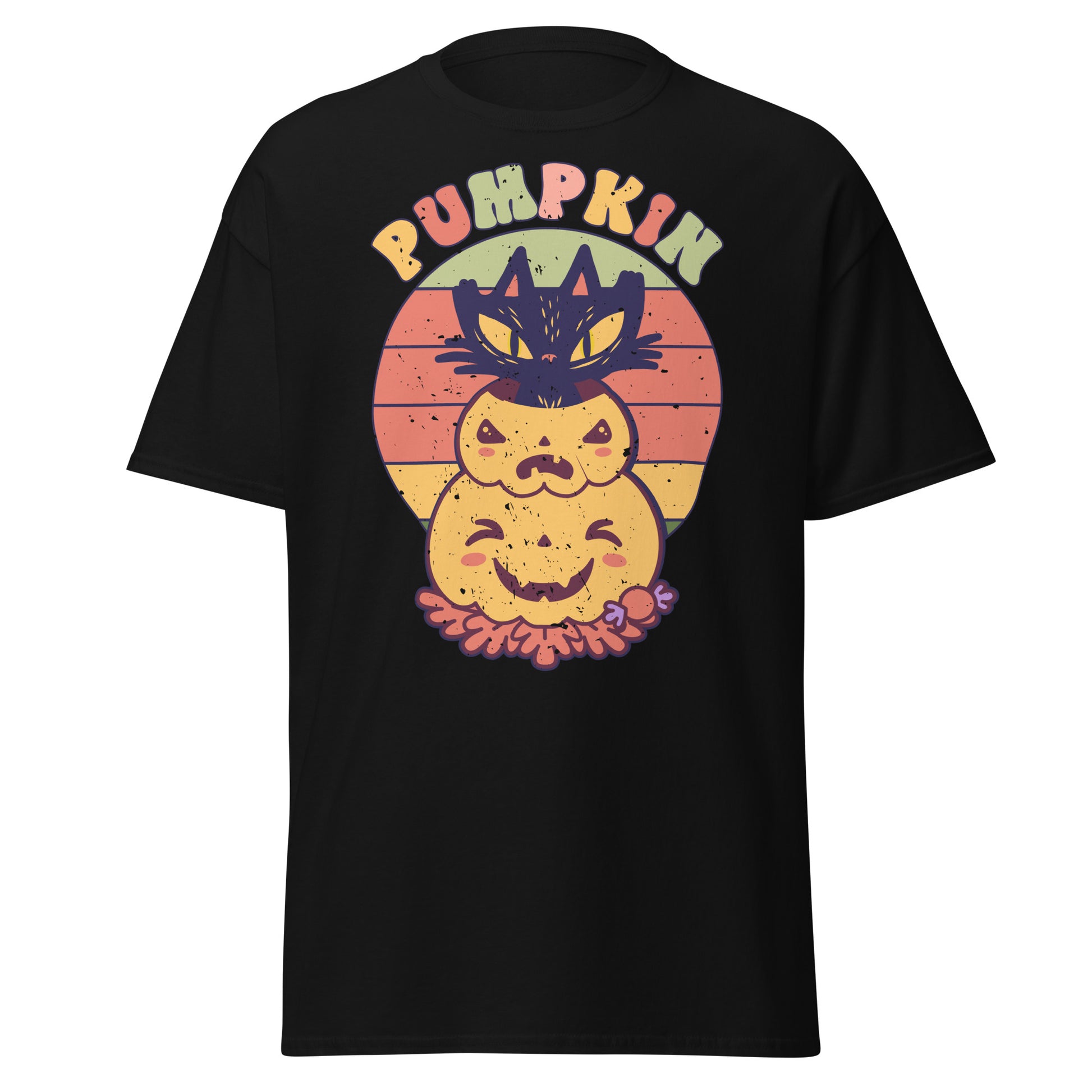 Haunt in Style: Halloween Pumpkin T-Shirt