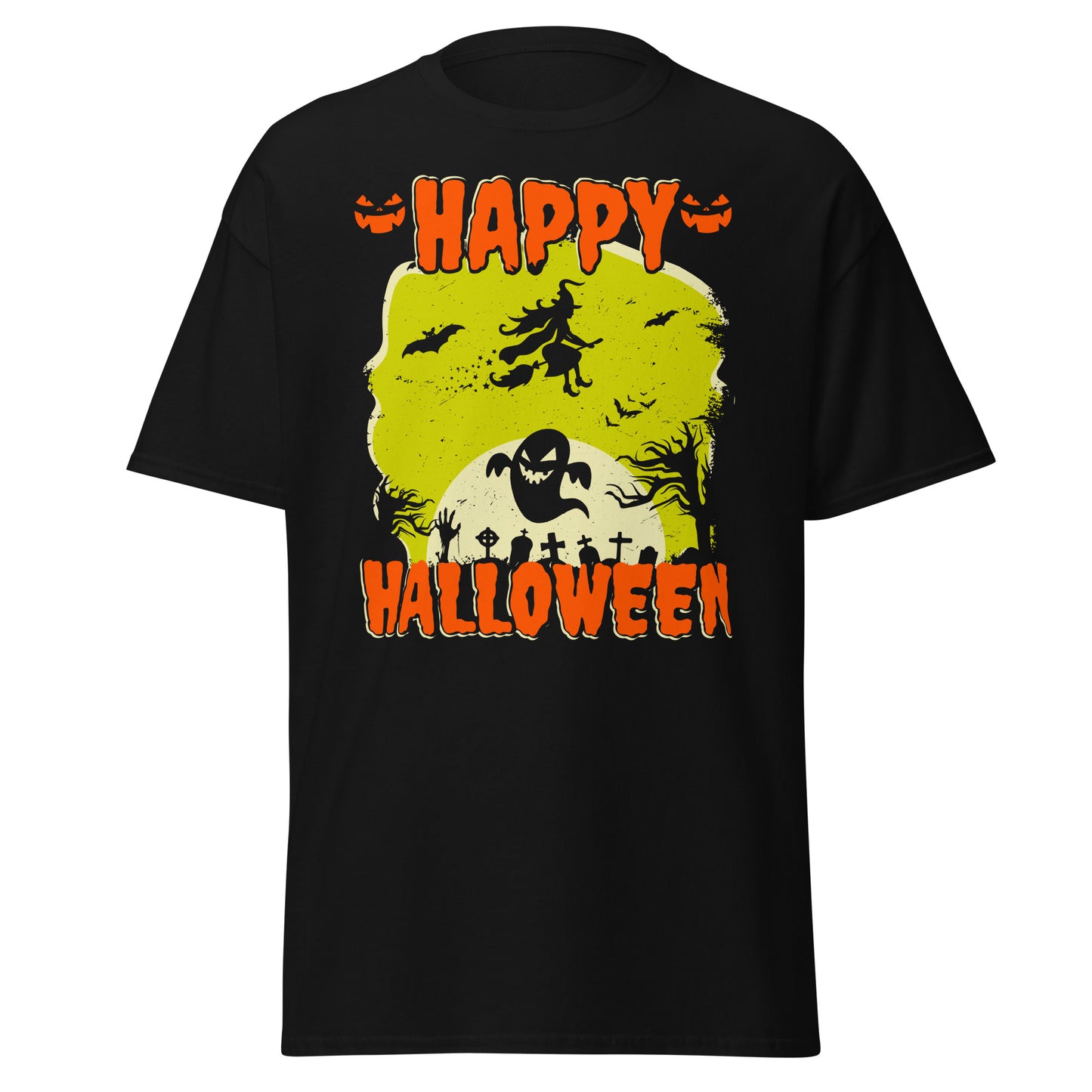 Eerie Elegance: HAPPY HALLOWEEN Tee