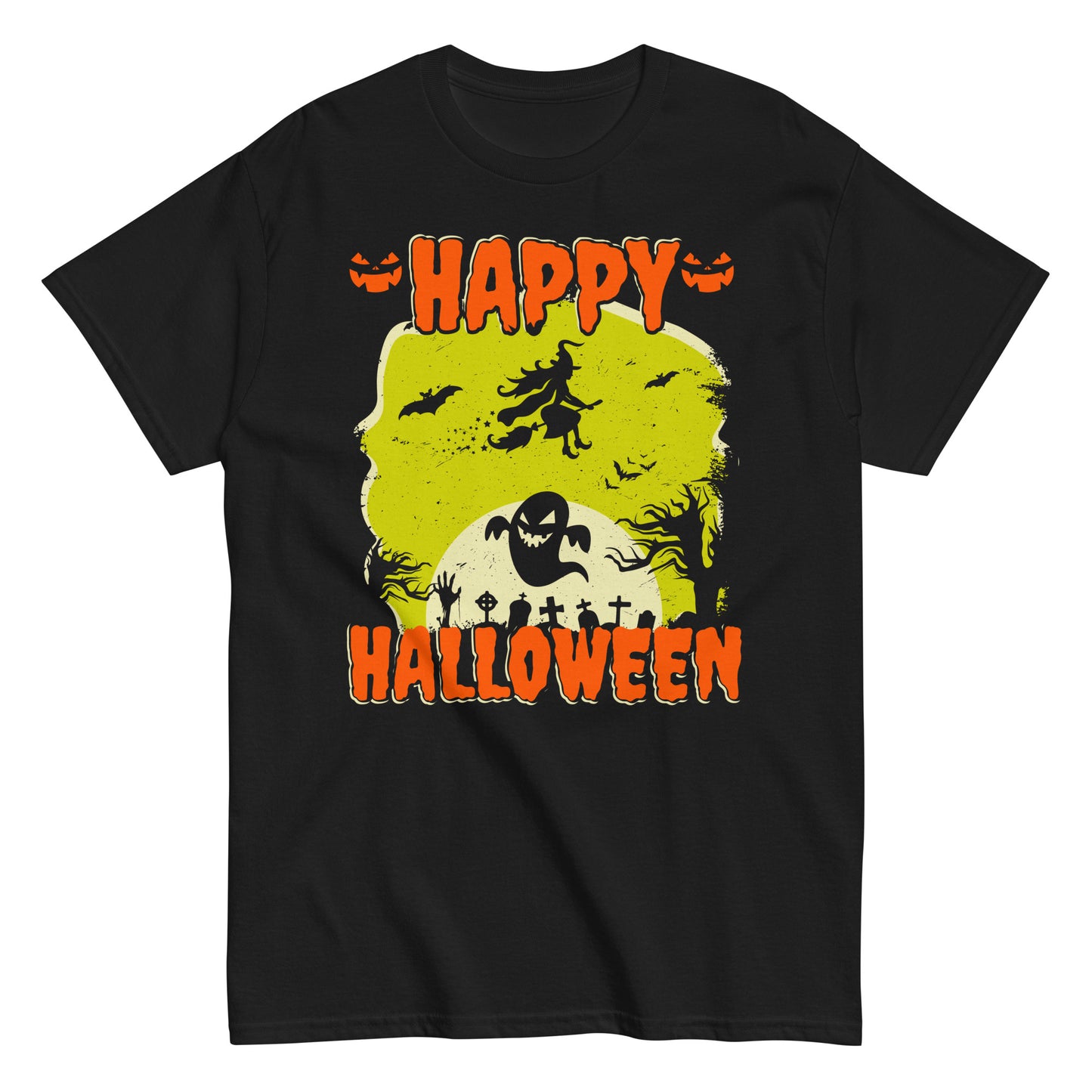 Eerie Elegance: HAPPY HALLOWEEN Tee