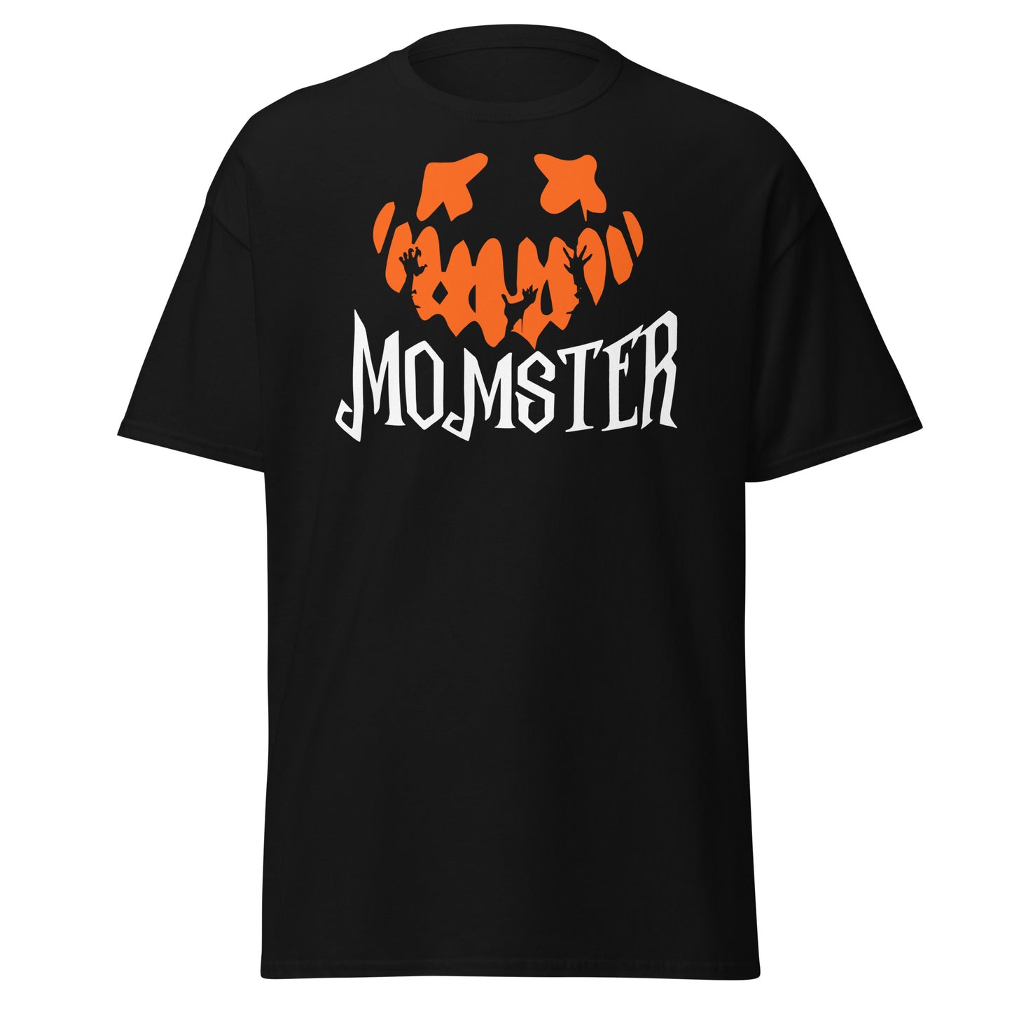 Momster, camiseta de algodón pesado de estilo suave con diseño de Halloween