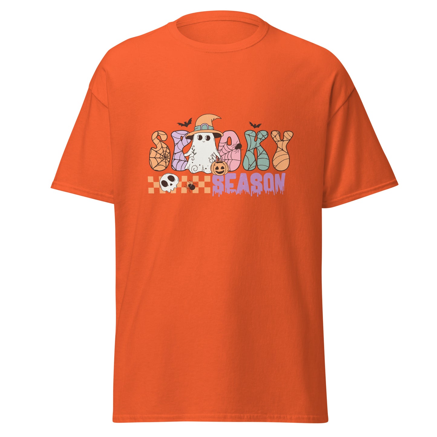 Spooky season , Halloween Design Soft Style Heavy Cotton T-Shirt