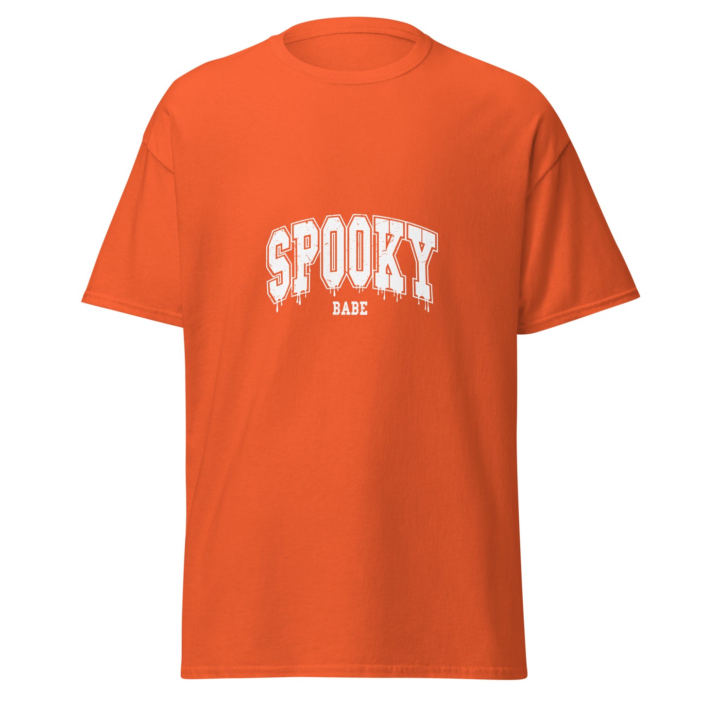 SPOOKY BABE , Halloween Design Soft Style Heavy Cotton T-Shirt