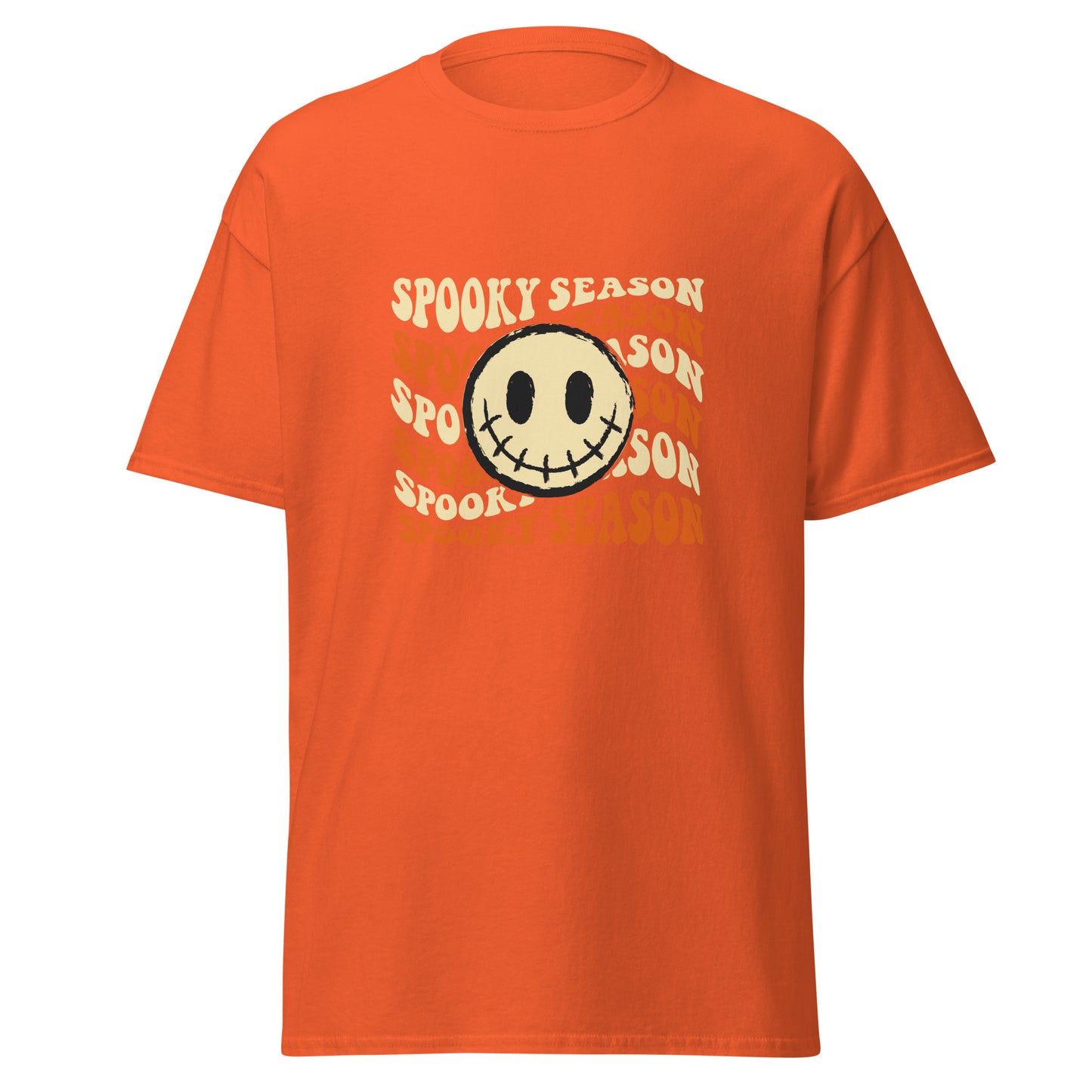 SPOOKY SEASON, Camiseta de algodón pesado de estilo suave con diseño de Halloween