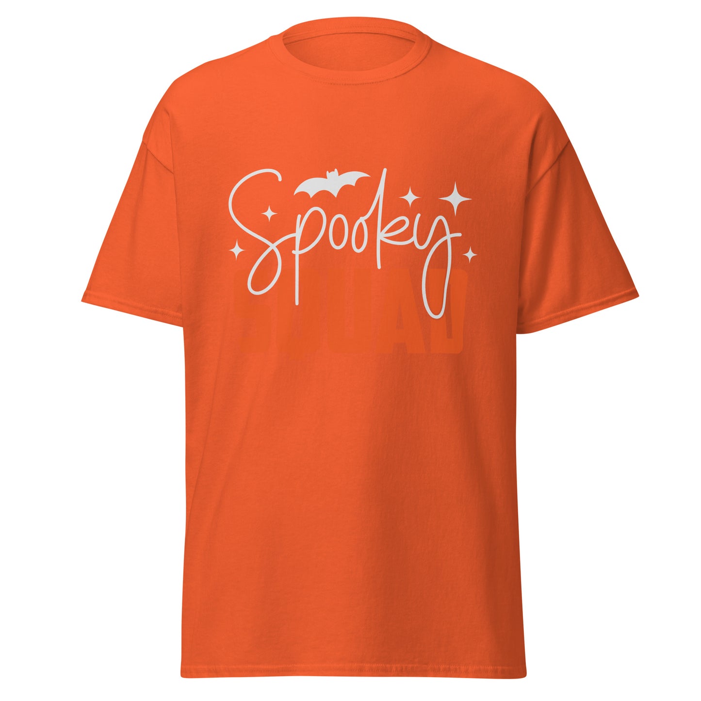 Spooky Squad, camiseta de algodón pesado de estilo suave con diseño de Halloween