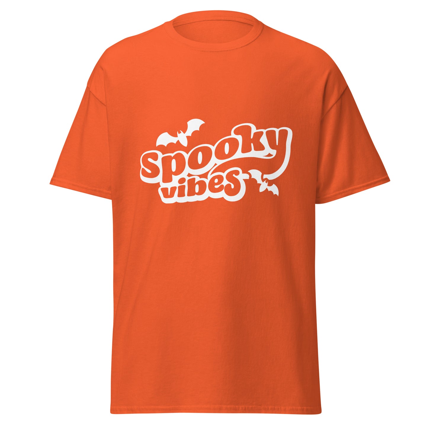 Spooky Vibes, camiseta de algodón pesado de estilo suave con diseño de Halloween