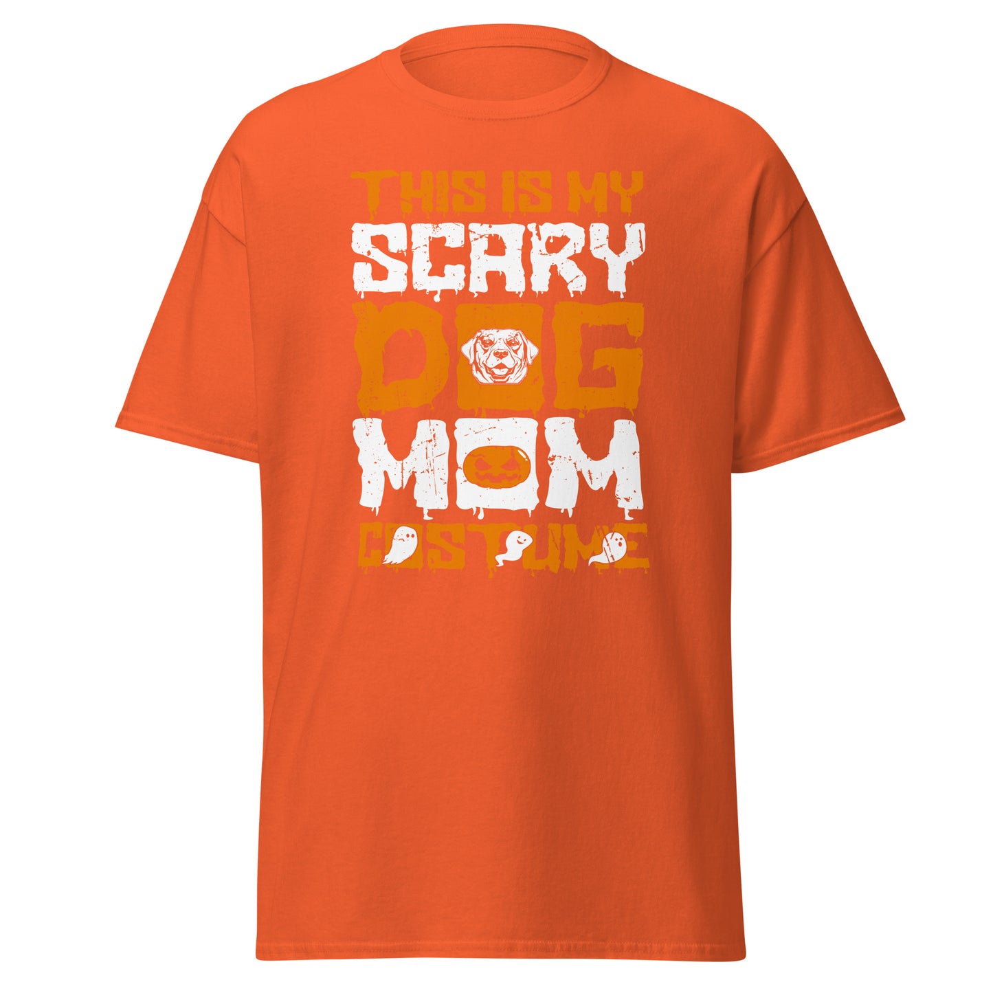 This is My Dog Mom Costume , Halloween Design Soft Style Heavy Cotton T-Shirt