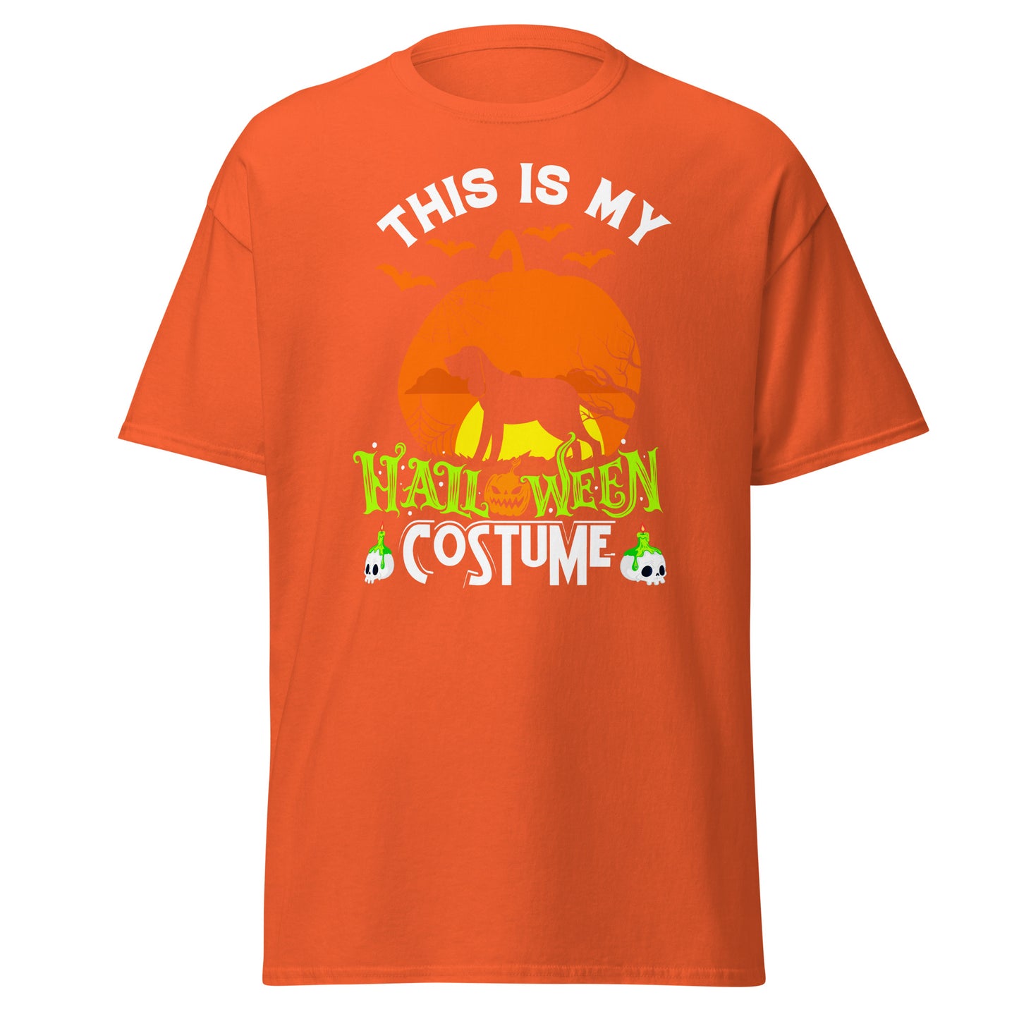 DAS IST MEIN HALLOWEEN-KOSTÜM, weiches T-Shirt aus schwerer Baumwolle im Halloween-Design