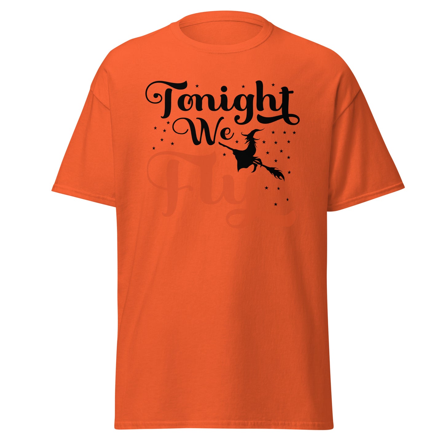 Tonight We Fly, Halloween-Design, weiches T-Shirt aus schwerer Baumwolle