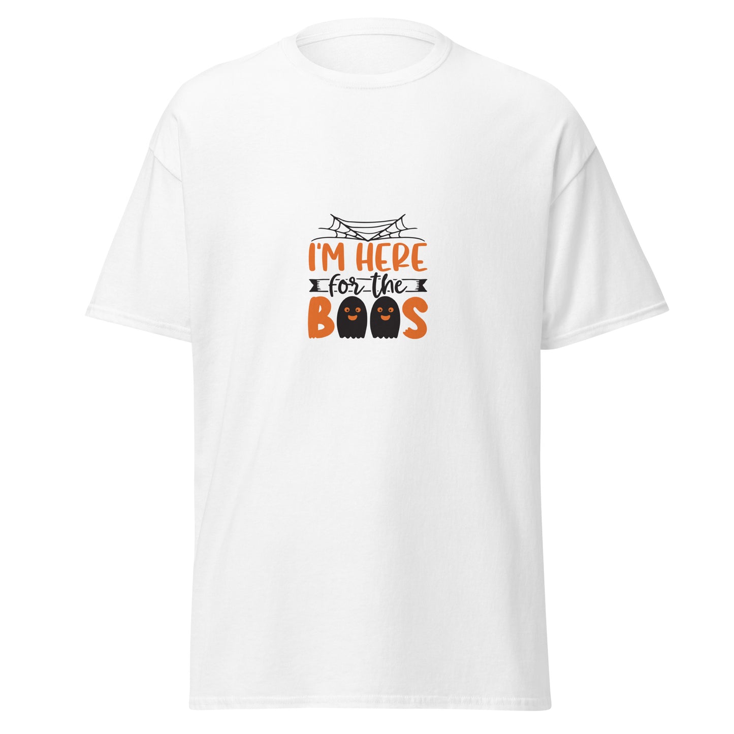 Ich bin hier für die Buhrufe, Halloween Soft Style T-Shirt