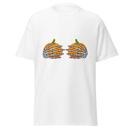 Pumpkin Boobs , Halloween Design Soft Style Heavy Cotton T-Shirt