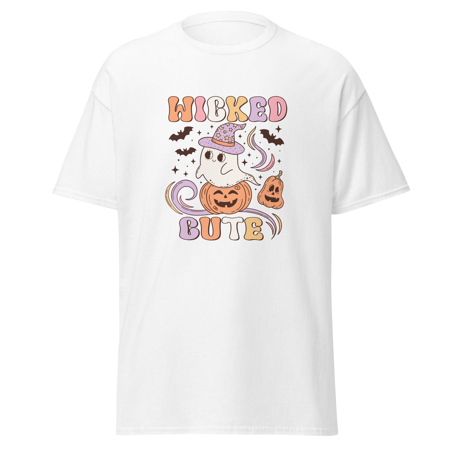 Wicked Cute, Halloween-Design, weicher Stil, schweres Baumwoll-T-Shirt