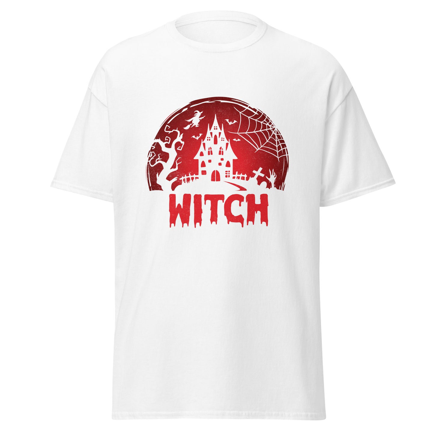 Theres A Little Witch In All Of Us , Halloween Design Soft Style Heavy Cotton T-Shirt