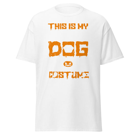 This is My Dog Mom Costume , Halloween Design Soft Style Heavy Cotton T-Shirt