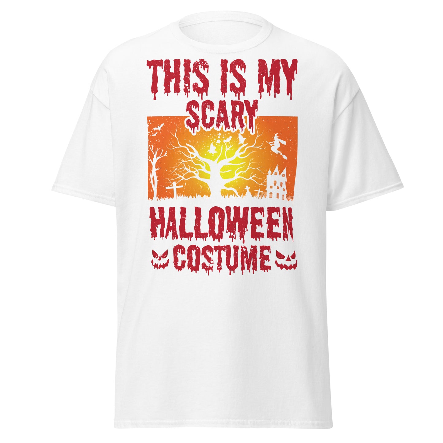 this is my saree halloween costume , Halloween Design Soft Style Heavy Cotton T-Shirt