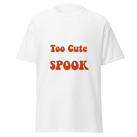 To Cute to Spook, camiseta de algodón pesado de estilo suave con diseño de Halloween