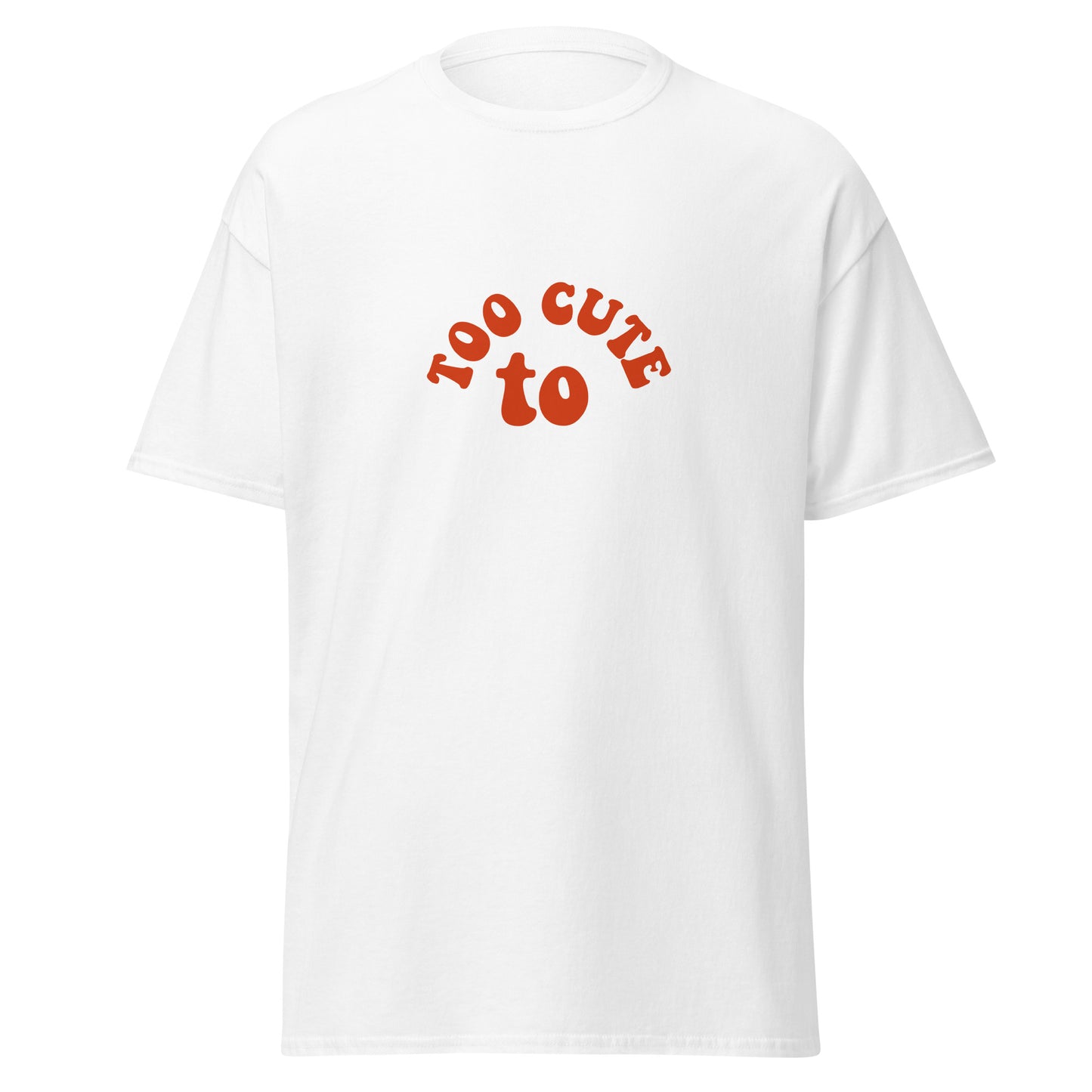 Too Cute To Spook, weiches T-Shirt aus schwerer Baumwolle im Halloween-Design