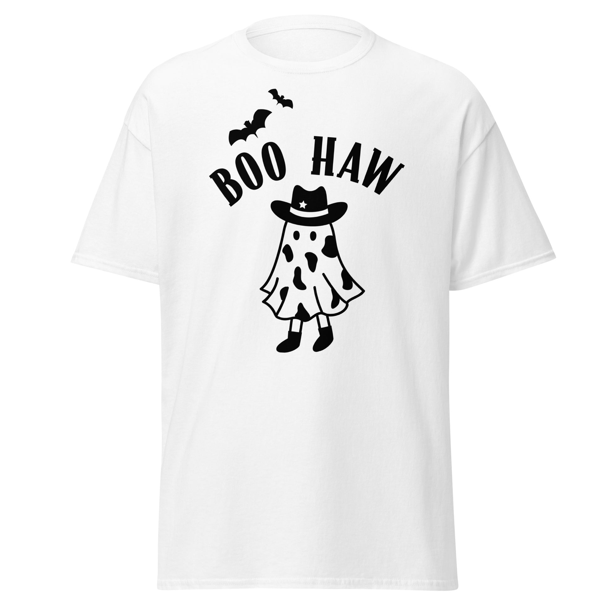 Haunt in Style: 'BOO HAW' Halloween Tee