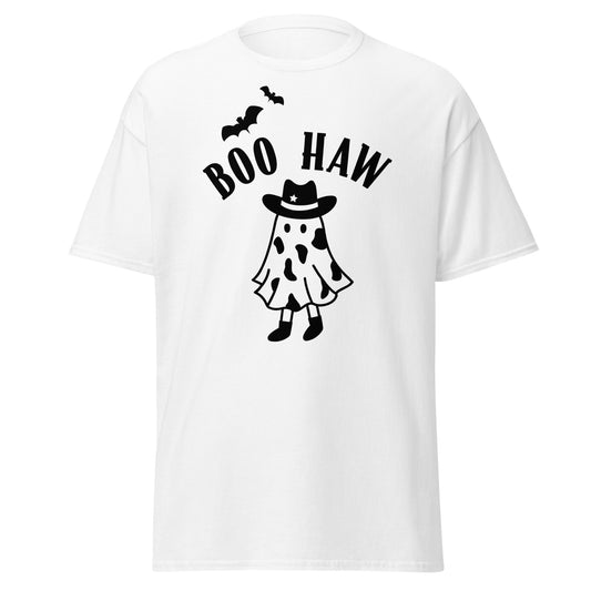 Haunt in Style: 'BOO HAW' Halloween Tee