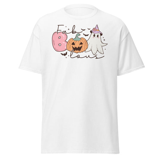 Halloween Graphic Tee - Fab Boo Lous Vibes