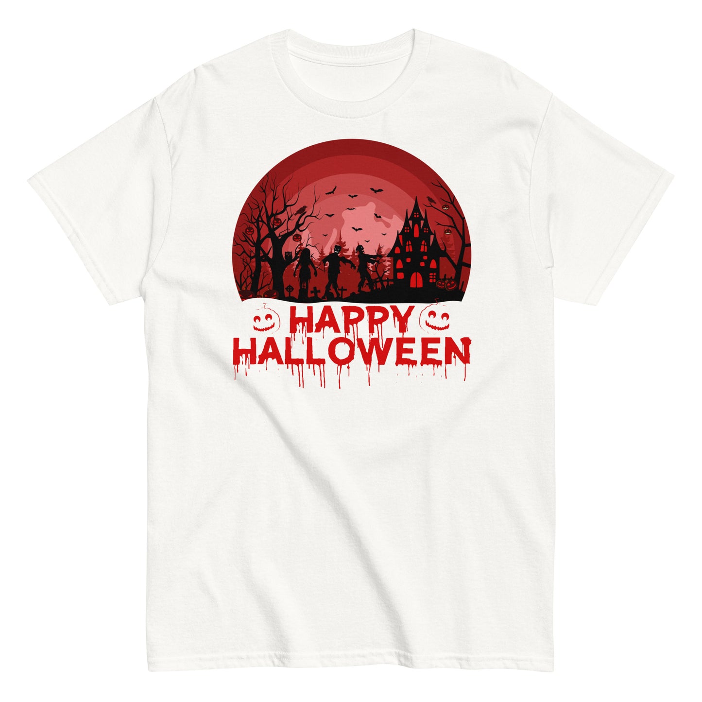 Eerie Elegance: Happy Halloween Tee