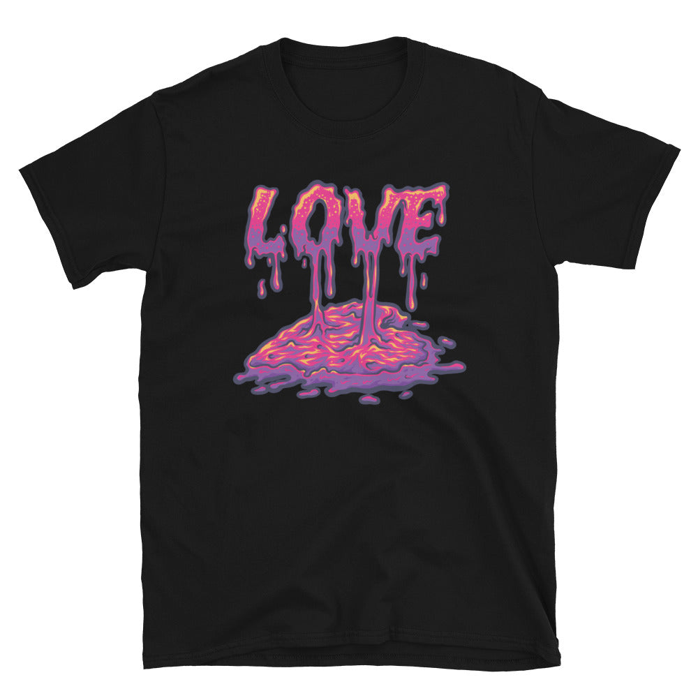 Love Melting Heart, Valentine Day - Fit Unisex Softstyle T-Shirt