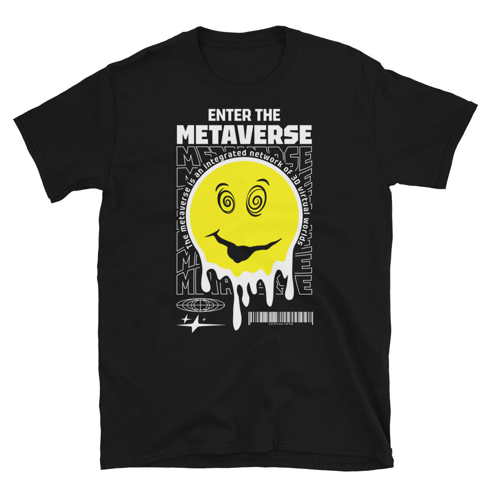 Enter the Metaverse, Urban - Fit Unisex Softstyle T-Shirt